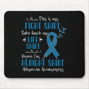 Tapis De Souris Alopecia Sensibilisation Mon combat