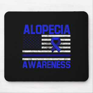 Tapis De Souris Alopecia Sensibilisation Perte de cheveux guerrier