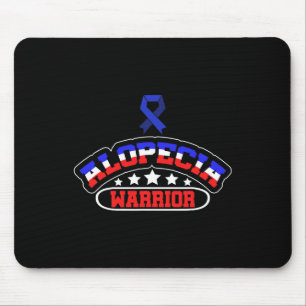 Tapis De Souris Alopecia Sensibilisation Perte de cheveux Guerrier