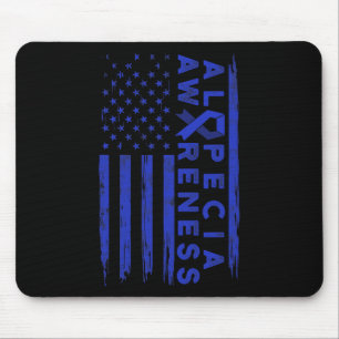 Tapis De Souris Alopecia Sensibilisation Perte de cheveux Guerrier