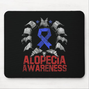 Tapis De Souris Alopecia Sensibilisation Perte de cheveux Guerrier