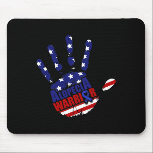 Tapis De Souris Alopecia Sensibilisation Perte de cheveux Guerrier