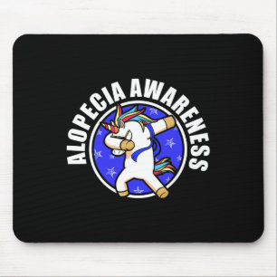 Tapis De Souris Alopecia Sensibilisation Perte de cheveux Guerrier