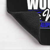 Tapis De Souris Alopecia Sensibilisation Perte de cheveux Guerrier (Coin)