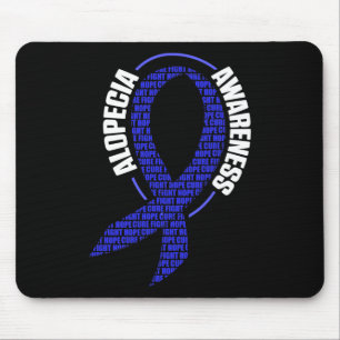 Tapis De Souris Alopecia Sensibilisation Perte de cheveux Guerrier