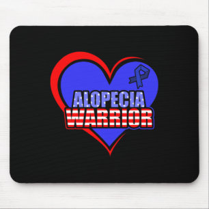 Tapis De Souris Alopécie Sensibilisation Perte de cheveux Guerrier
