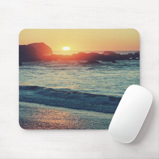 Tapis De Souris Alors que le soleil se couche...... (Avec souris)