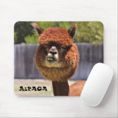 Tapis De Souris Alpaga drôle Mousepad (Avec souris)