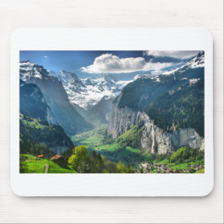 Tapis De Souris Alpes impressionnants de la Suisse