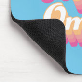 Tapis De Souris Alpha Chi Omega | Écriture Groovy (Coin)