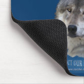 Tapis De Souris Alpha Grey Wolf Wildlife Supporter Collection (Coin)