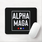 Tapis De Souris Alpha Mega Trump Conception des élections 2024 (Avec souris)