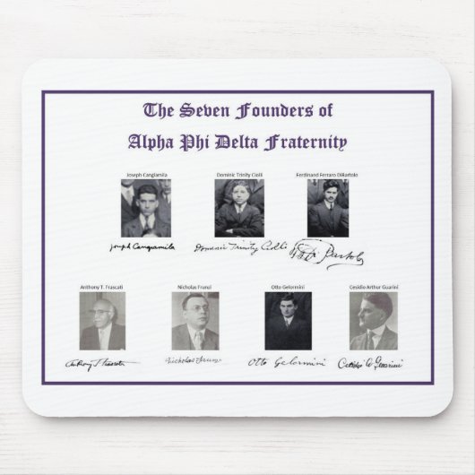 Tapis De Souris Alpha Phi Delta Mousepad (Devant)