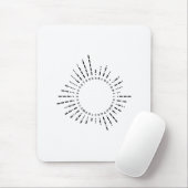 Tapis De Souris Alphabet du Code Morse (Avec souris)