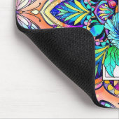 Tapis De Souris Alphabet I mandala (Coin)