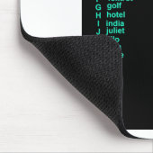 Tapis De Souris Alphabet international (Coin)