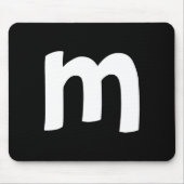 Tapis De Souris Alphabet minuscule m (Devant)