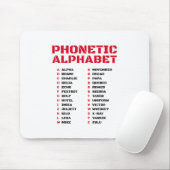 Tapis De Souris Alphabet phonétique international Canada (Avec souris)