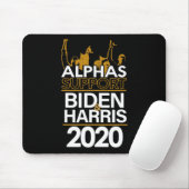 Tapis De Souris Alphas Soutient Le Président Biden Et Harris 2020 (Avec souris)
