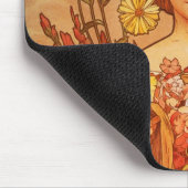 Tapis De Souris Alphonse (Alfons) Mucha Bouquet Mousepad (Coin)