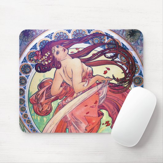 Tapis De Souris Alphonse Mucha (Avec souris)