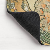 Tapis De Souris Alphonse Mucha Art (Coin)