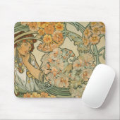 Tapis De Souris Alphonse Mucha Art (Avec souris)
