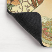 Tapis De Souris Alphonse Mucha - Art Nouveau Master (Coin)