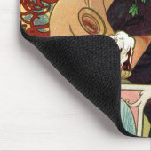 Tapis De Souris Alphonse Mucha Bieres De La Meuse (Coin)