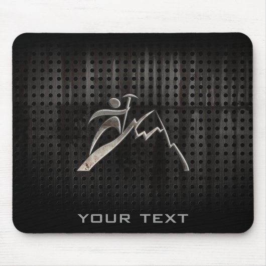 Tapis De Souris Alpinisme ; Noir frais (Devant)