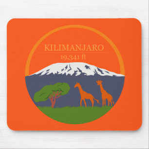 Tapis De Souris Altitude du Kilimandjaro