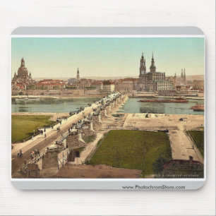 Tapis De Souris Altstadt, Dresde, vue du ministère de la guerre,