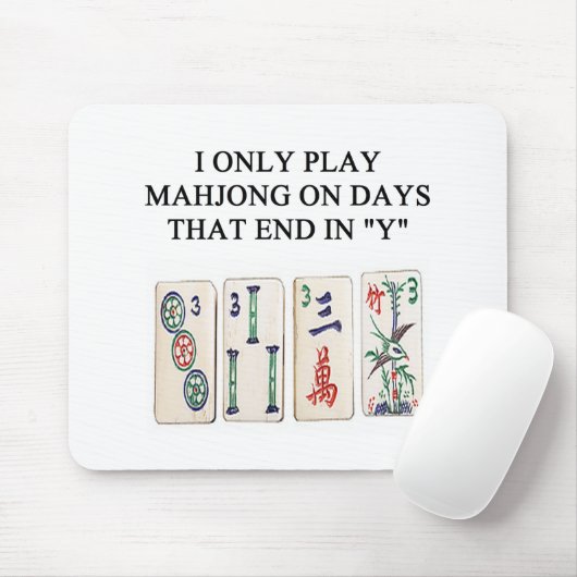 Tapis De Souris amant de mahjong (Avec souris)