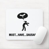 Tapis De Souris Amant de saucisse (Avec souris)