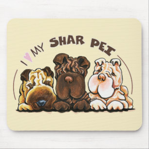 Tapis De Souris Amant de Shar Pei de Chinois