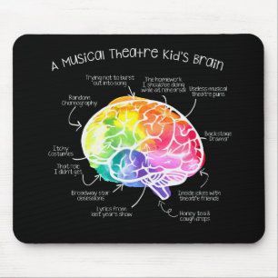 Tapis De Souris Amant Mousepad de théâtre musical