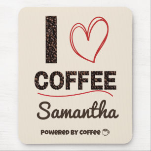 Tapis De Souris Amateur de café personnalisé Cadeau de barista p