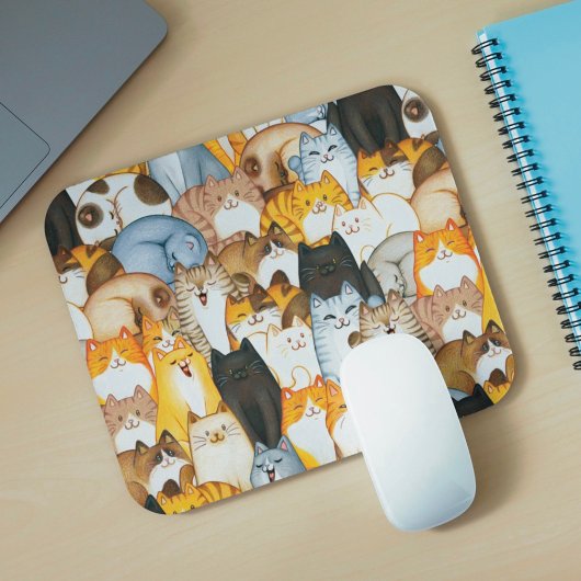 Tapis de souris amateur de chats