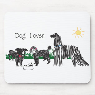 Tapis de souris amateur de chiens