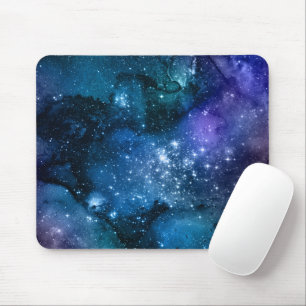 Tapis De Souris Amateurs de galaxie Starry Space Blue Sky White Sp