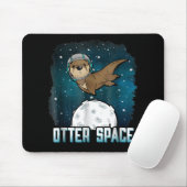 Tapis De Souris Amateurs de Otter |Otter Space Funny Externe Anima (Avec souris)
