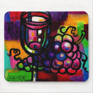 Tapis De Souris Amateurs de vin Mousepad