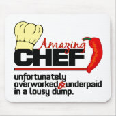 Tapis De Souris Amazing Chef mousepad (Devant)