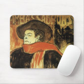 Tapis De Souris Ambassadeurs, Aristide Bruant par Toulouse Lautrec (Avec souris)