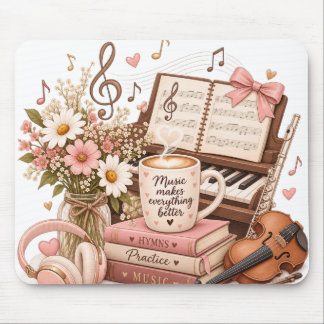 Tapis de souris ambiance automne cosy