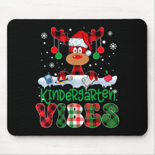 Tapis De Souris Ambiance de maternelle Professeur Buffalo Carreaux