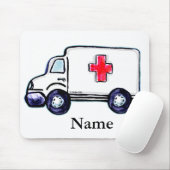 Tapis De Souris Ambulance classique (Avec souris)