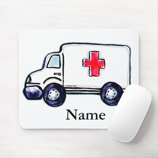 Tapis De Souris Ambulance classique (Avec souris)