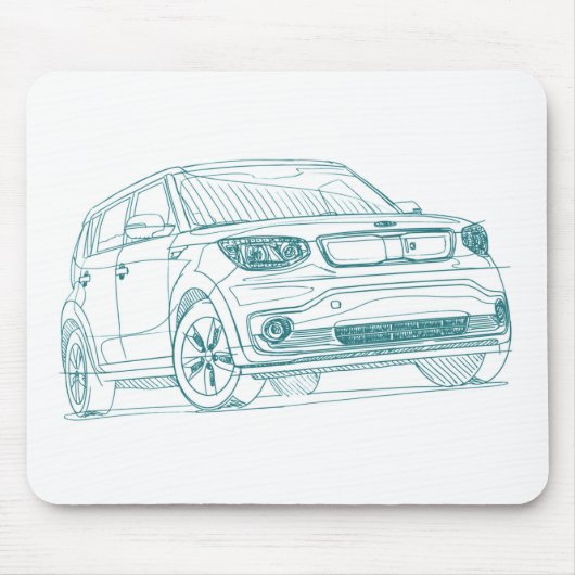 Tapis De Souris Âme EV 2015 de Kia (Devant)