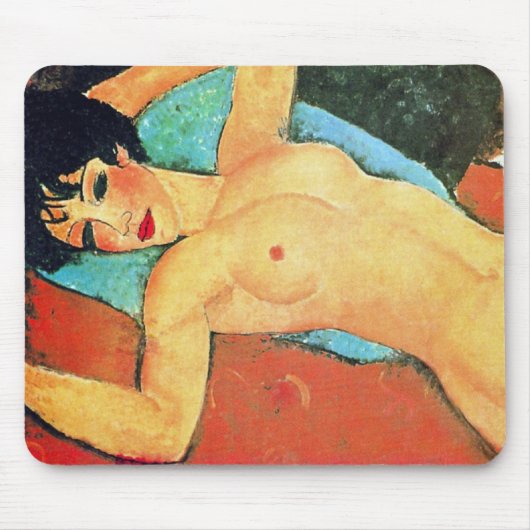 Tapis De Souris Amedeo Modigliani - Femme couchée (Devant)